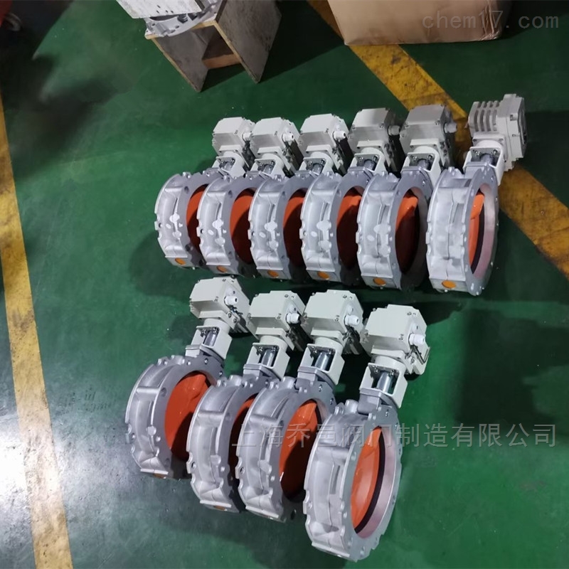 电动双法兰粉末蝴蝶阀